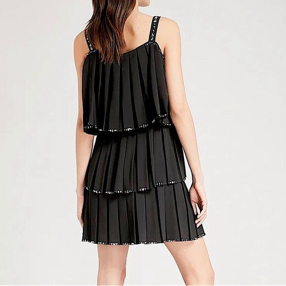 TED BAKER Cocktail Dress Meltea Sparkly Tiered Dress • NEW WITH TAGS • - Picture 2 of 11